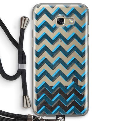 Onderbroken lijn: Samsung Galaxy A5 (2017) Transparant Hoesje met koord