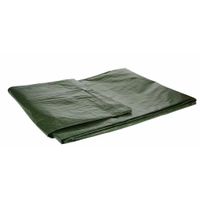 Afdekzeil/dekzeil groen waterdicht kunststof 90 gr/m2 - 500 x 400 cm   -