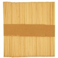 Knutselstokjes houtjes - 50x - houten ijsstokjes - naturel kleur - 11 cm