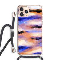Donkere Wolken: iPhone 11 Pro Max Transparant Hoesje met koord