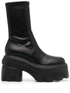 Casadei bottes à plateforme - Noir