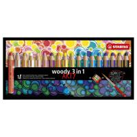 Stabilo Woody ARTY Kleurpotloden 18 Kleuren + Puntenslijper - thumbnail