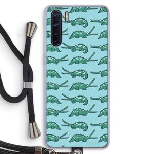 Kroko: Oppo A91 Transparant Hoesje met koord
