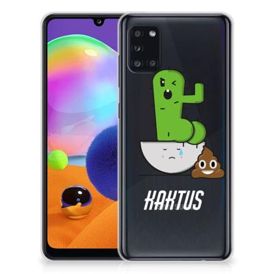 Samsung Galaxy A31 Telefoonhoesje met Naam Cactus Poo