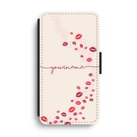Kusjes: iPhone XS Max Flip Hoesje
