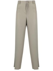 Jil Sander straight-leg tailored trousers - Vert