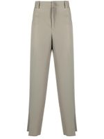 Jil Sander straight-leg tailored trousers - Vert - thumbnail