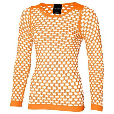 Netshirt fluor oranje