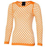 Netshirt fluor oranje