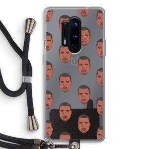 Kanye Call Me?: OnePlus 8 Pro Transparant Hoesje met koord