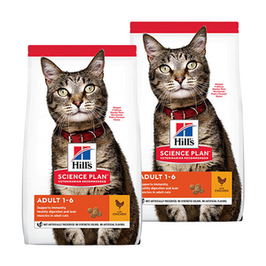 Hill's Adult met kip kattenvoer 2 x 15 kg