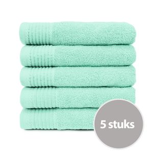 The One Handdoek Deluxe 50x100 550 gr Mint (5 stuks)