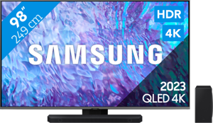 Samsung QLED 98Q80C (2023) + Soundbar