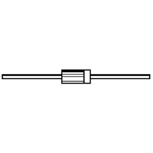 Vishay Schottky diode gelijkrichter SB560 DO-201AD 60 V Enkelvoudig