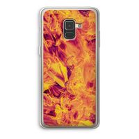 Eternal Fire: Samsung Galaxy A8 (2018) Transparant Hoesje