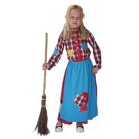Kleurrijke heksen kostuum voor kinderen 152  - - thumbnail