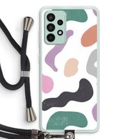 Memphis Shapes: Samsung Galaxy A52s 5G Transparant Hoesje met koord