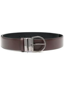 Valentino Garavani ceinture à boucle VLOGO - Marron