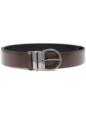 Valentino Garavani ceinture à boucle VLOGO - Marron