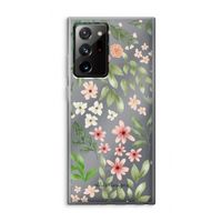 Botanical sweet flower heaven: Samsung Galaxy Note 20 Ultra / Note 20 Ultra 5G Transparant Hoesje