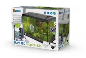 Superfish Start 150 Tropical Kit Zwart - Complete Aquariumset Energiezuinige LED