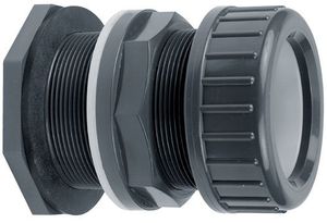 Europond Doorvoerkoppeling 50 mm met Klem - Duurzaam DRUK PVC voor Waterdichte Vijververbinding
