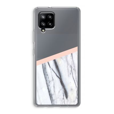 A touch of peach: Samsung Galaxy A42 5G Transparant Hoesje