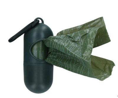 PoopyGo dispenser incl. 15 zakjes lavendelgeur hond