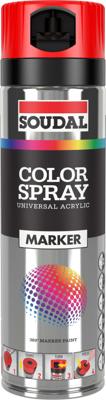 Soudal markeerspray - Fluo Red Soudal markeerspray - Fluo Red