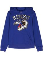 Kenzo hoodie Tiger Varsity - Bleu - thumbnail