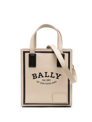 Bally sac à main Crystalia à logo imprimé - Tons neutres