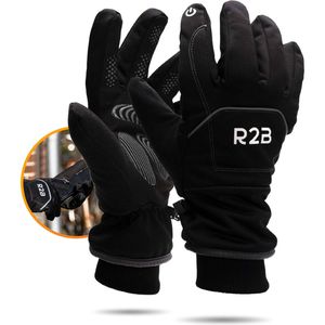 R2B Luxe Touchscreen Handschoenen Winter - Maat L - Waterdichte Handschoenen Heren - Handschoenen Dames - Model Brussel