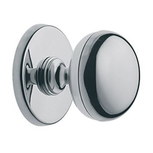 Hardbrass Voordeurknop IRIS 56mm - chroom