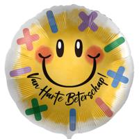 beterschap smiley met pleisters