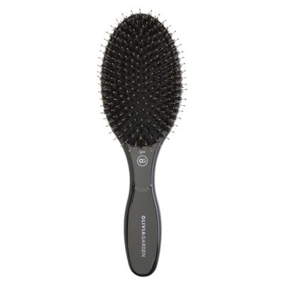 Olivia Garden Oval Boar & Nylon Bristle Black Label Olivia Garden Oval Boar & Nylon Bristle Black Label