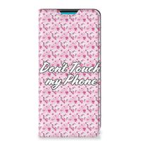 Samsung Galaxy A73 Design Case Flowers Pink DTMP - thumbnail