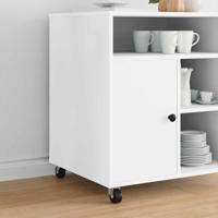 VidaXL Zwenkwiel 2 pcs zilver 60 x 60 x 50 mm ijs en nylon