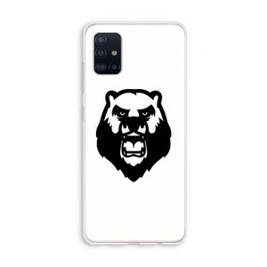 Angry Bear (white): Galaxy A51 4G Transparant Hoesje