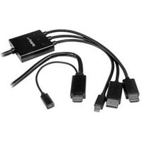 StarTech.com HDMI, DisplayPort of Mini DisplayPort naar HDMI adapter kabel 2 m