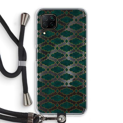 Moroccan tiles: Huawei P40 Lite Transparant Hoesje met koord
