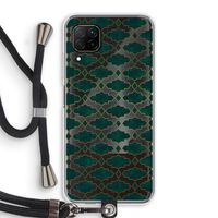 Moroccan tiles: Huawei P40 Lite Transparant Hoesje met koord