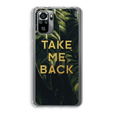 Take me back: Xiaomi Redmi Note 10S Transparant Hoesje