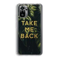 Take me back: Xiaomi Redmi Note 10S Transparant Hoesje