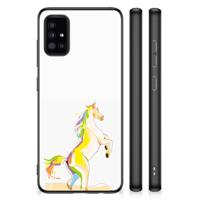Samsung Galaxy A51 | Bumper Hoesje | Horse Color