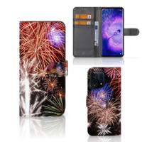 OPPO Find X5 | Wallet Case | met Pasjes | Vuurwerk
