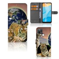 OPPO A15 | Telefoonhoesje | Met pasjeshouder | Roofdieren