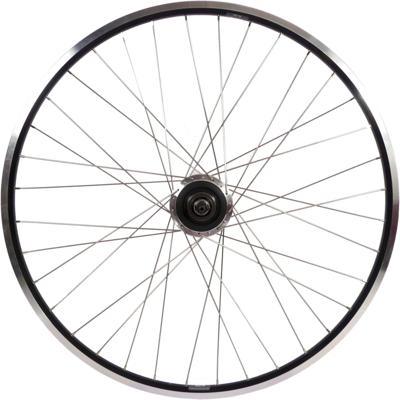 Achterwiel 28" / 622 x 19C met Shimano Nexus 7 naaf voor rollerbrake - zwarte geslepen velg met RVS spaken