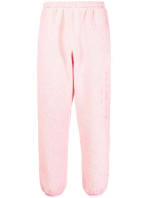 Alexander Wang pantalon de jogging à logo brodé - Rose