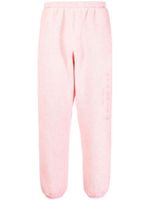 Alexander Wang pantalon de jogging à logo brodé - Rose