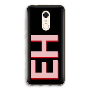 Monogram: Xiaomi Redmi 5 Transparant Hoesje